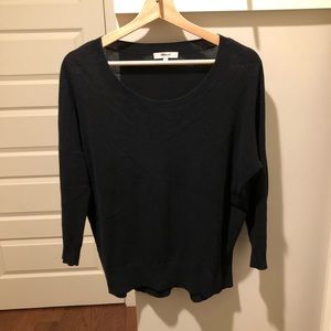 Lightweight Madewell sweater with high low detail